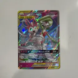 Pokemon Gardevoir & Sylveon GX Ultra Rare Holo Unbroken Bonds 130/214 260 HP - Image 1