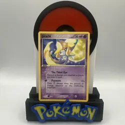 Jirachi 021 Wish Maker DVD Release Nintendo Regular Black Star Promo Pokemon NM - Image 1