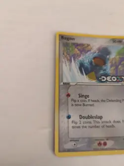 Pokemon - 2005 Bagon - EX Deoxys - 52/107 - Reverse Holo Foil - Image 4