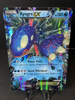Pokemon TCG Kyogre EX 54/160 XY Primal Clash Ultra Rare Holo NM Condition - Image 1