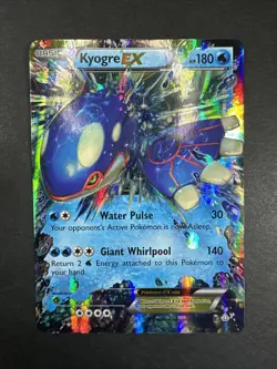 Pokemon TCG Kyogre EX 54/160 XY Primal Clash Ultra Rare Holo NM Condition - Image 3