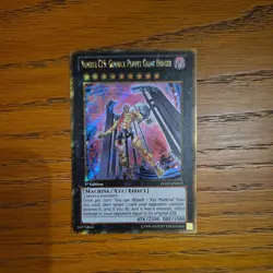 Yugioh Number C15: Gimmick Puppet Giant Hunter PGLD-EN019 1st Gold Secret RareNM - Image 1