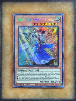 Yugioh The Iris Swordsoul DAMA-EN009 Secret Rare 1st Ed NM - Image 1