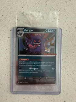 DOUBLE SWIRL 🌀🌀 Gengar 050/088 Gamestop STAMPED Perfect Order PROMO SEALED - Image 2