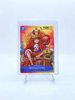 Monkey D. Luffy P-043 One Piece TCG 2nd Anniversary Stamped Promo - Image 1