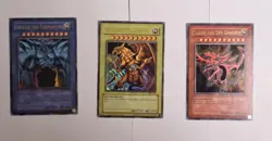 Yu-Gi-Oh! God Cards Set GBI 001 002 003 Slifer Sky Dragon Winged Ra Obelisk - Image 1