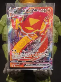 Pokemon TCG SWSH Darkness Ablaze Centiskorch VMAX Ultra Rare Card #34/189 - Image 1