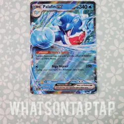 Pokemon Card Palafin Ex 061/167 Ultra Rare Scarlet Violet Twilight Masquerade LP - Image 1