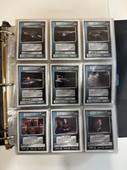 STAR TREK CCG WHITE BORDER PREMIERE 1E COMPLETE SET, 363/363 CARDS - Image 1