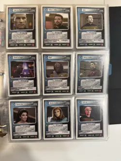 STAR TREK CCG WHITE BORDER PREMIERE 1E COMPLETE SET, 363/363 CARDS - Image 2