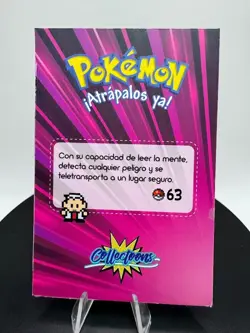 CARD 3D POKEMON KANTO Abra Kadabra Alakazam 2024 PERU Edition TCG Lenticular - Image 2