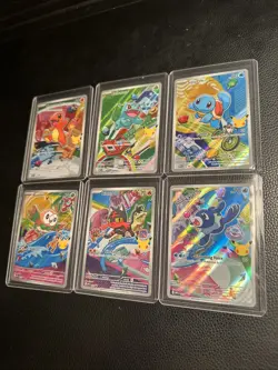 Pokemon TCG First Partner Illustration Collection Series 1 , 6 Card Promo Lot - Image 2