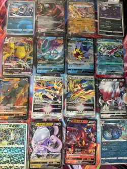 Pokemon 16 Card Lot nm V Max Mega Amazing Ex HOLO Rare Hits Only C49 - Image 1
