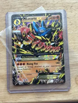 Pokemon Mega M Lucario EX Holo Card 55/111 XY-Furious Fists | MINT CONDITION | - Image 1