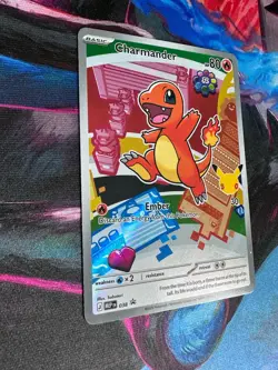 Pokemon Charmander 038/MEP Basic Holo Stamped Flame Card 80HP - Image 3