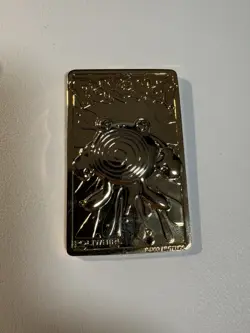 Pokemon 1999 Special Edition Burger King Gold Plated Card Poliwhirl MINT W CASE - Image 3