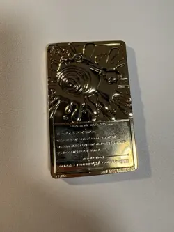Pokemon 1999 Special Edition Burger King Gold Plated Card Poliwhirl MINT W CASE - Image 4