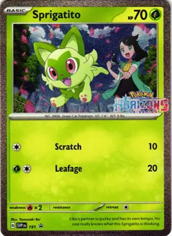 SV: Scarlet & Violet Promo Cards #191 Sprigatito - Image 1