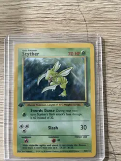 Pokemon Scyther TCG 1st Edition Holo Rare Card Jungle 10/64 - Image 1