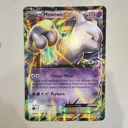 The Pokemon Company Mewtwo EX Promo Jumbo Oversized Holo Card XY183 170HP - Image 1