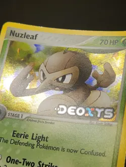 Nuzleaf EX Deoxys 43/107 Reverse Holo Card Stamped Pokemon TCG Nintendo - Image 5
