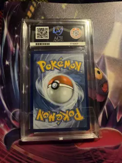 Pokemon Lance's Charizard SWSH133 Celebrations Promo Card Ace 8 Graded Slab - Image 2