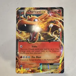 The Pokemon Company Charizard EX Flashfire Ultra Rare Holo Card 11/106 jumbo 1 - Image 1