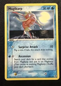 Pokemon TCG Magikarp EX FireRed & LeafGreen Card 67/112 Regular 2004 NM - Image 1
