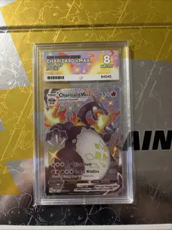 Pokemon TCG Charizard VMAX Holo Card Shining Fates SV107/SV122 Ace Graded - Image 1