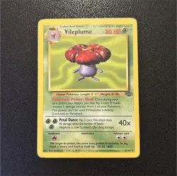 Pokemon Vileplume 31/64 Jungle Rare MP 1999 Regular Wizards of the Coast Card - Image 1