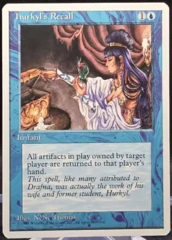 Hurkyl's Recall MTG Core Set 4th Edition NM/M - Image 1
