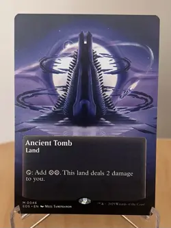 Ancient Tomb 0046 Borderless - Edge of Eternities: Stellar Sights (EOS) MTG - Image 1