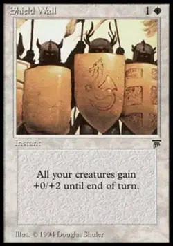 Shield Wall - Medium Play MTG Legends - Image 1