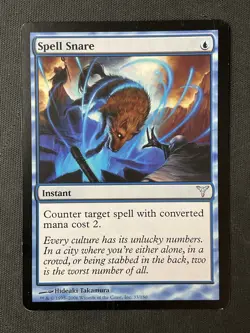 MTG Dissension #33 Spell Snare MP - Image 1
