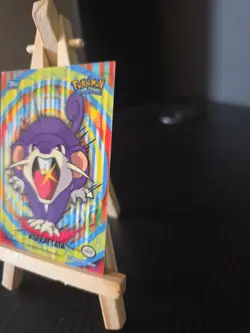 Pokemon Topps Series 2 - Rattata #19 Stick-Ons Sticker 9 of 10 Blue Logo - Image 3
