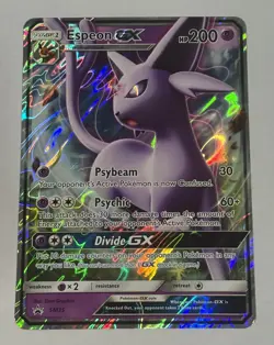 Espeon GX Oversized Jumbo Promo SM35 Full Art Holo 2017 Pokemon - Image 1