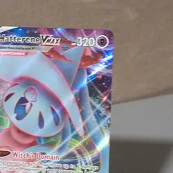 Pokemon Hatterene VMAX Ultra Rare Crown Zenith Full Art Holo 066/159 320 HP - Image 3
