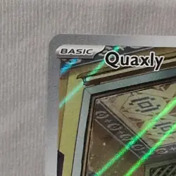 ✨Pokemon Quaxly 206/193 Paldea Evolved Illustration Rare Holo 60HP Basic Gunjima - Image 3