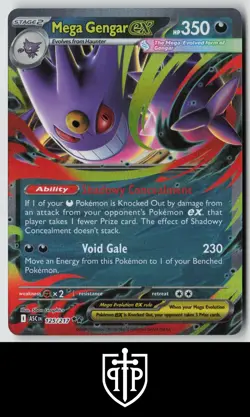 Pokemon - Mega Gengar EX 056/094 Phantasmal Flames - Holo Double Rare - NM - Image 1