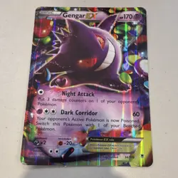 The Pokemon Company Gengar EX Promo Jumbo Oversized Holo Card 034/119 170HP - Image 1