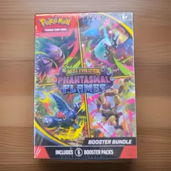 Pokemon Mega Evolution Phantasmal Flames Booster Bundle Sealed - Image 1