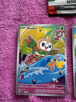 Pokemon TCG First Partner Illustration Collection Rowlet 43 Litten 44 Popplio 45 - Image 2
