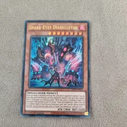 LEDE-EN011 Snake-Eyes Diabellstar : Ultra Rare Card : 1st Edition YuGiOh TCG - Image 1