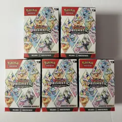 Pokemon TCG Prismatic Evolutions Booster Bundle Lot of 5 - New/Factory Sealed - Image 1