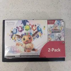 Pokemon TCG Prismatic Evolutions Costco Bundle ETB + Booster Bundle New & Sealed - Image 1