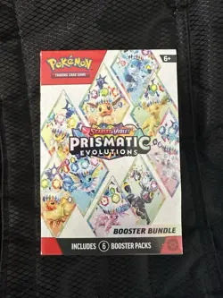 Pokemon TCG Scarlet & Violet Prismatic Evolutions Booster Bundle Sealed - Image 1