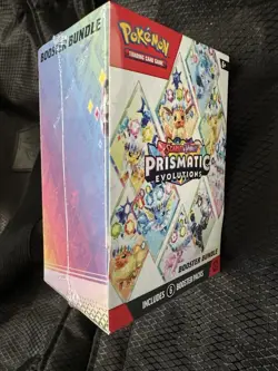 Pokemon TCG Scarlet & Violet Prismatic Evolutions Booster Bundle Sealed - Image 2