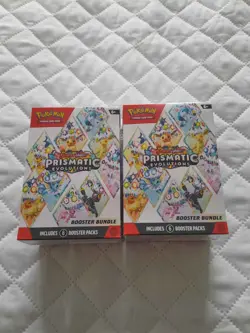 Pokemon TCG - Prismatic Evolutions Booster Bundle x2 Sealed - Image 1