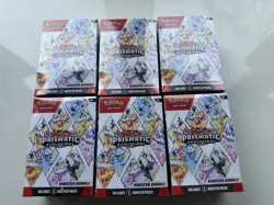 Pokemon TCG Scarlet & Violet Prismatic Evolutions Booster Bundle Sealed X6 - Image 1