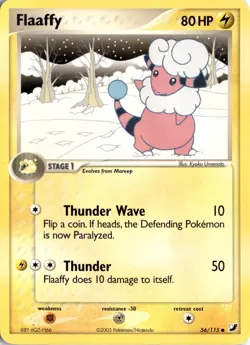 Flaaffy 56/115 Unseen Forces Pokemon Card TCG - Image 1